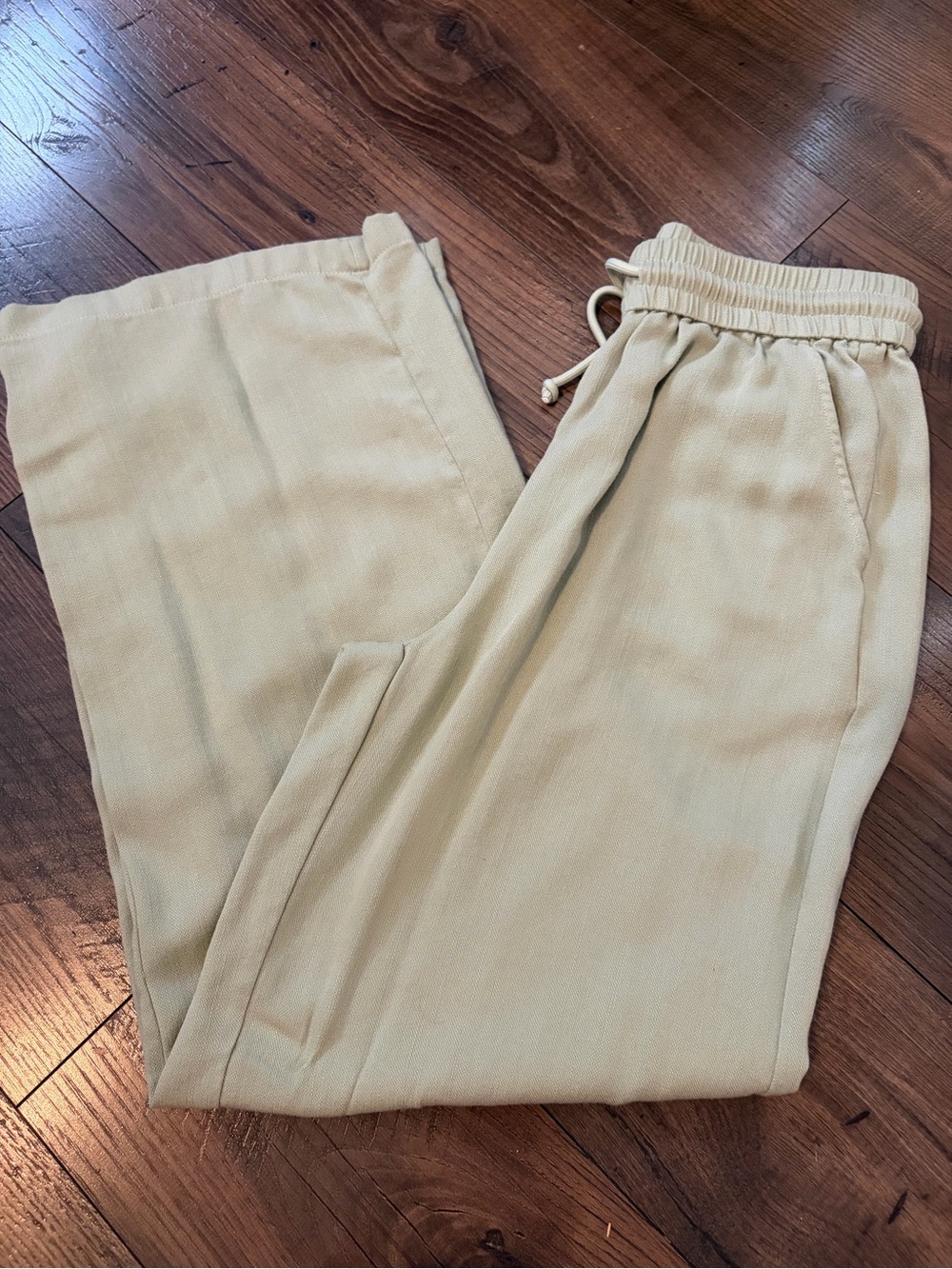 HALARA Wide-Leg Linen Pants, M tall